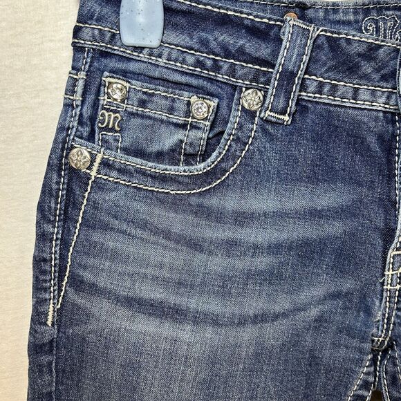 Miss Me Jeans Women’s 29x34 JP5769B Boot Cut Embellished Y2K Cowgirl - Picture 2 of 12